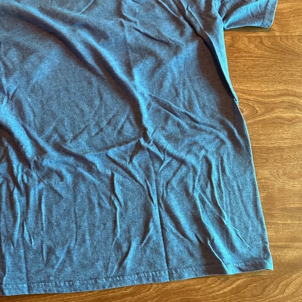 Gildan Dry Blend Blue Quartzsite Arizona Custom T-Shirt Size L - Picture 6 of 12